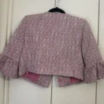 Thumbnail for Pink tweed cropped jacket - Gal meets glam size 2(xs/s)