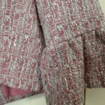 Thumbnail for Pink tweed cropped jacket - Gal meets glam size 2(xs/s)