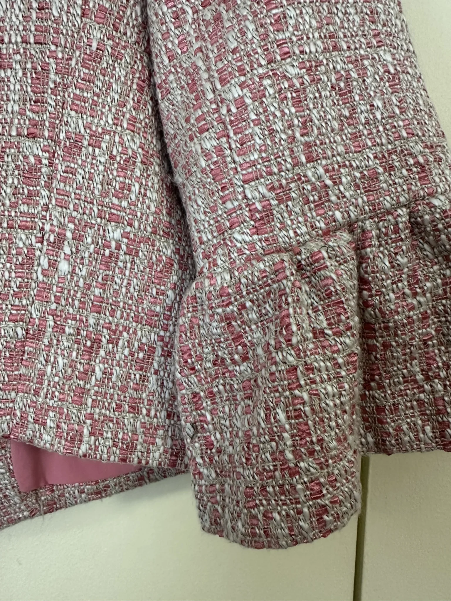 Image for Pink tweed cropped jacket - Gal meets glam size 2(xs/s)
