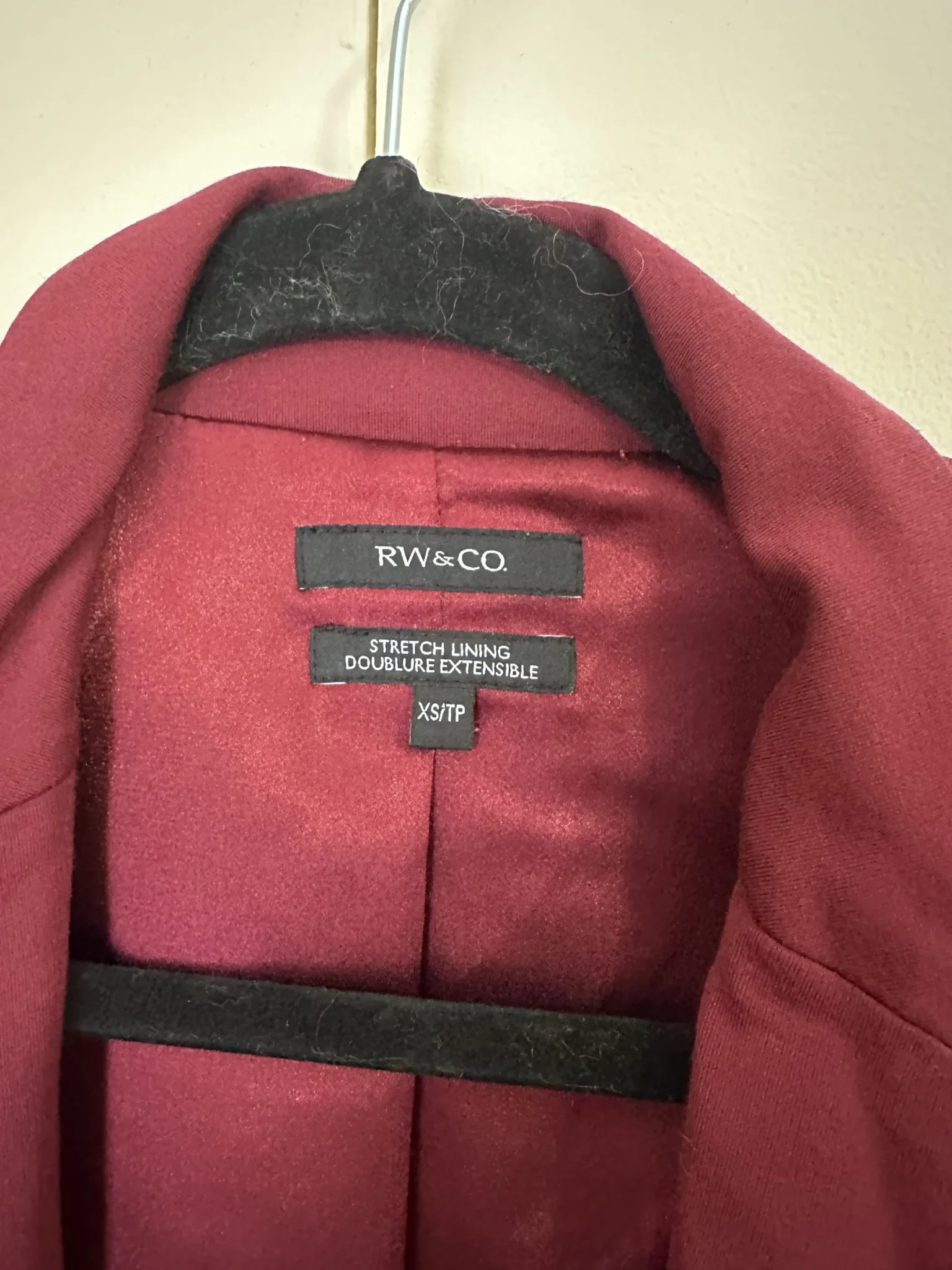 Image for Bordeaux jacket - RW&CO size xs