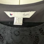 Thumbnail for Yumi black floral dress - size small (36)