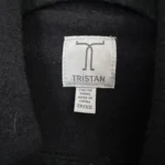 Thumbnail for Tristan 100% black wool jacket size xs