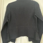 Thumbnail for Tristan 100% black wool jacket size xs