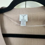 Thumbnail for Tristan beige ribbed cardigan size xs
