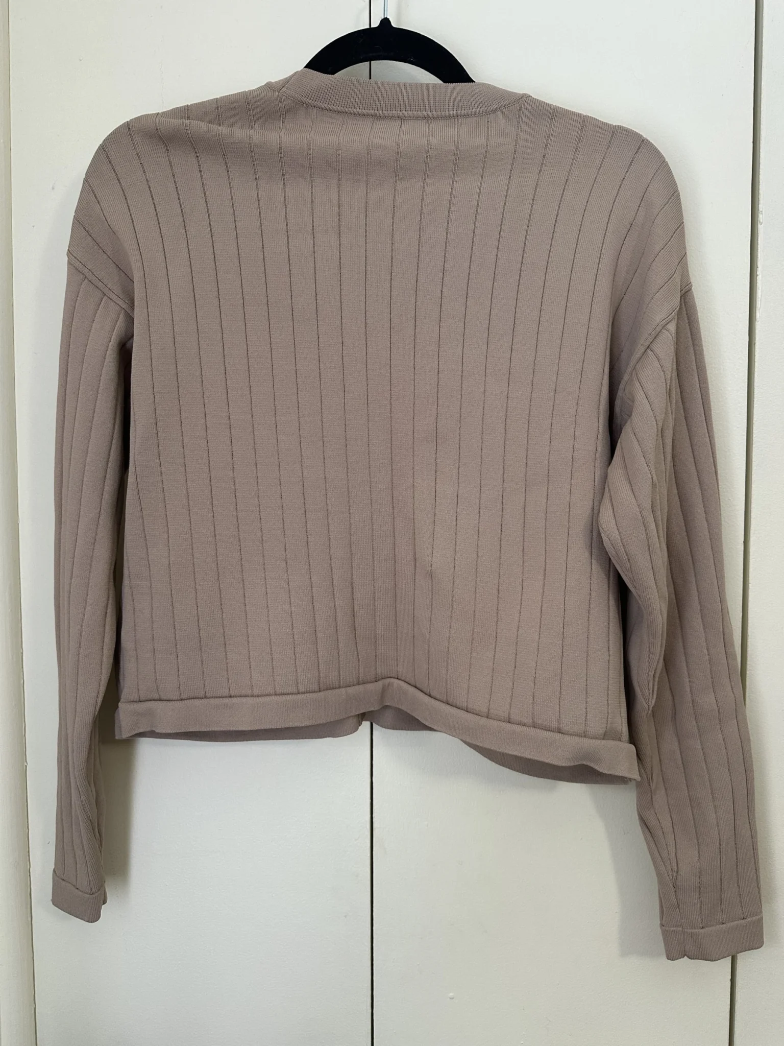 Image for Tristan beige ribbed cardigan size xs