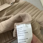 Thumbnail for Tristan beige ribbed cardigan size xs