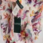 Featured thumbnail for Floral scarf in modal and linen