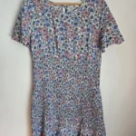 Featured thumbnail for New - Apricot viscose floral dress