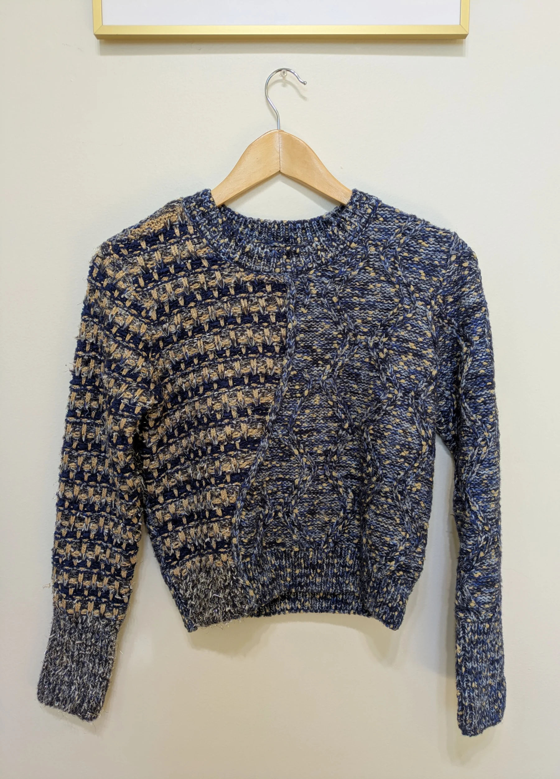 Tricot Desigual doré Desigual seconde main