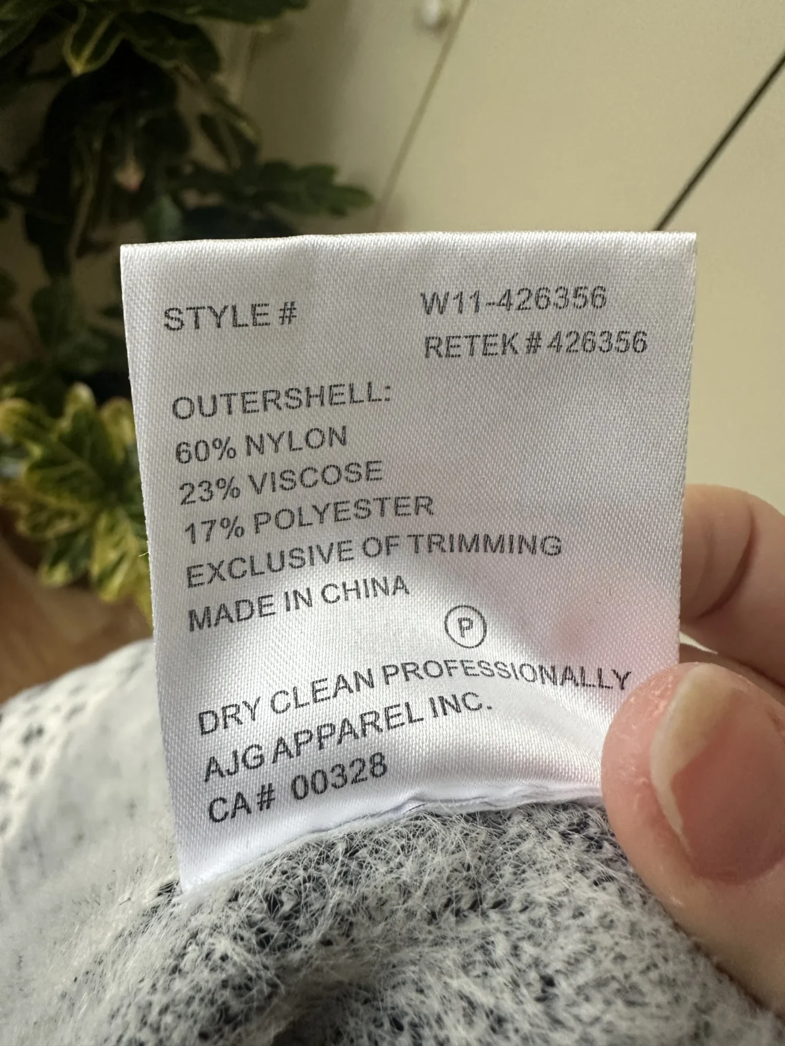 Image for Mid-season coat with houndstooth pattern by Novelti - size xs