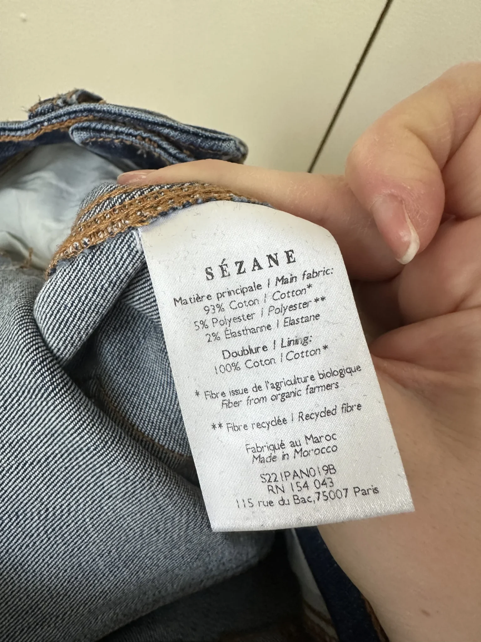 Image for Sézane slim perfect jeans ✨ size 25