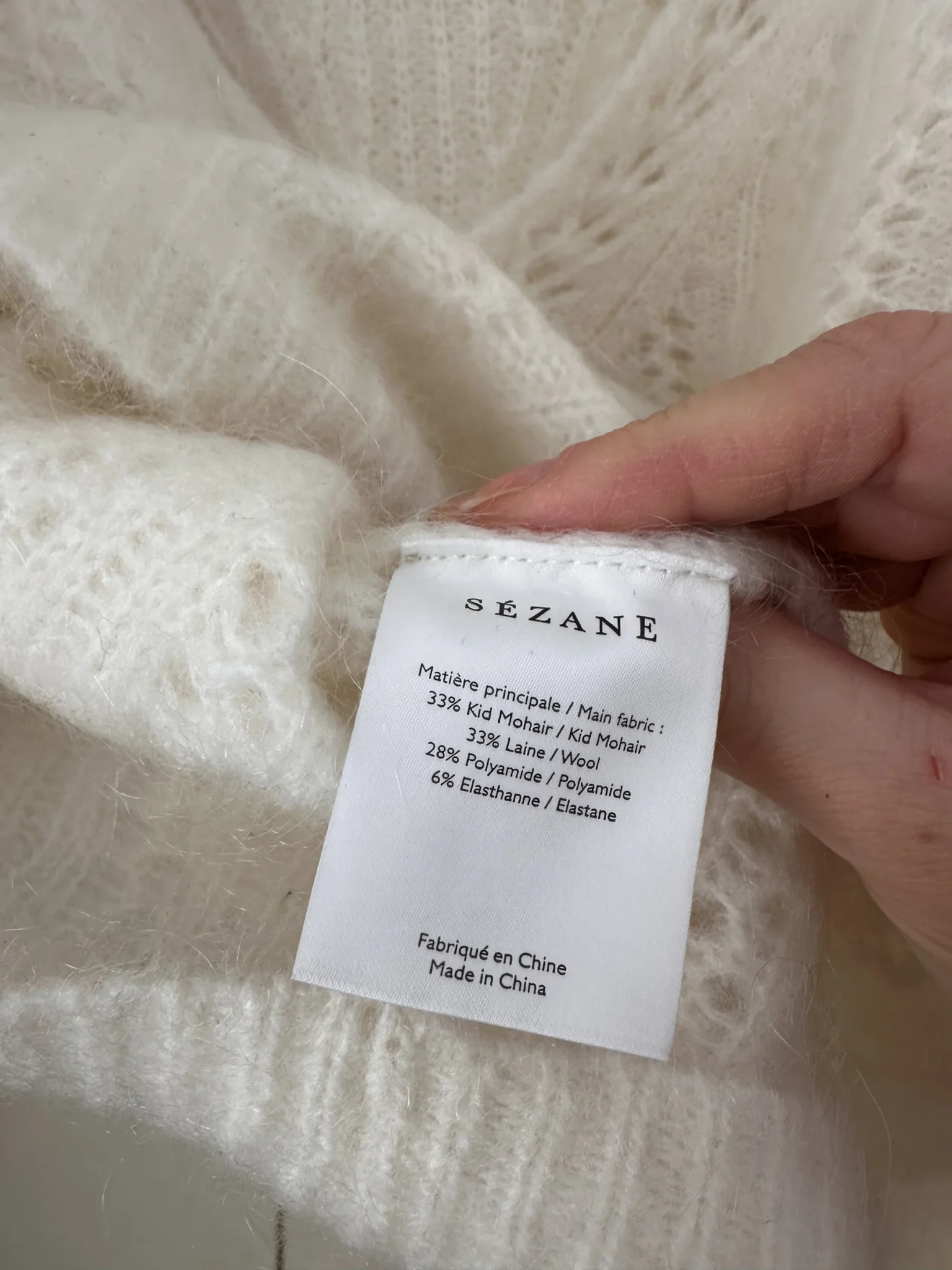 Image for Rosa Sézane creamy white jumper 🤍 size xs