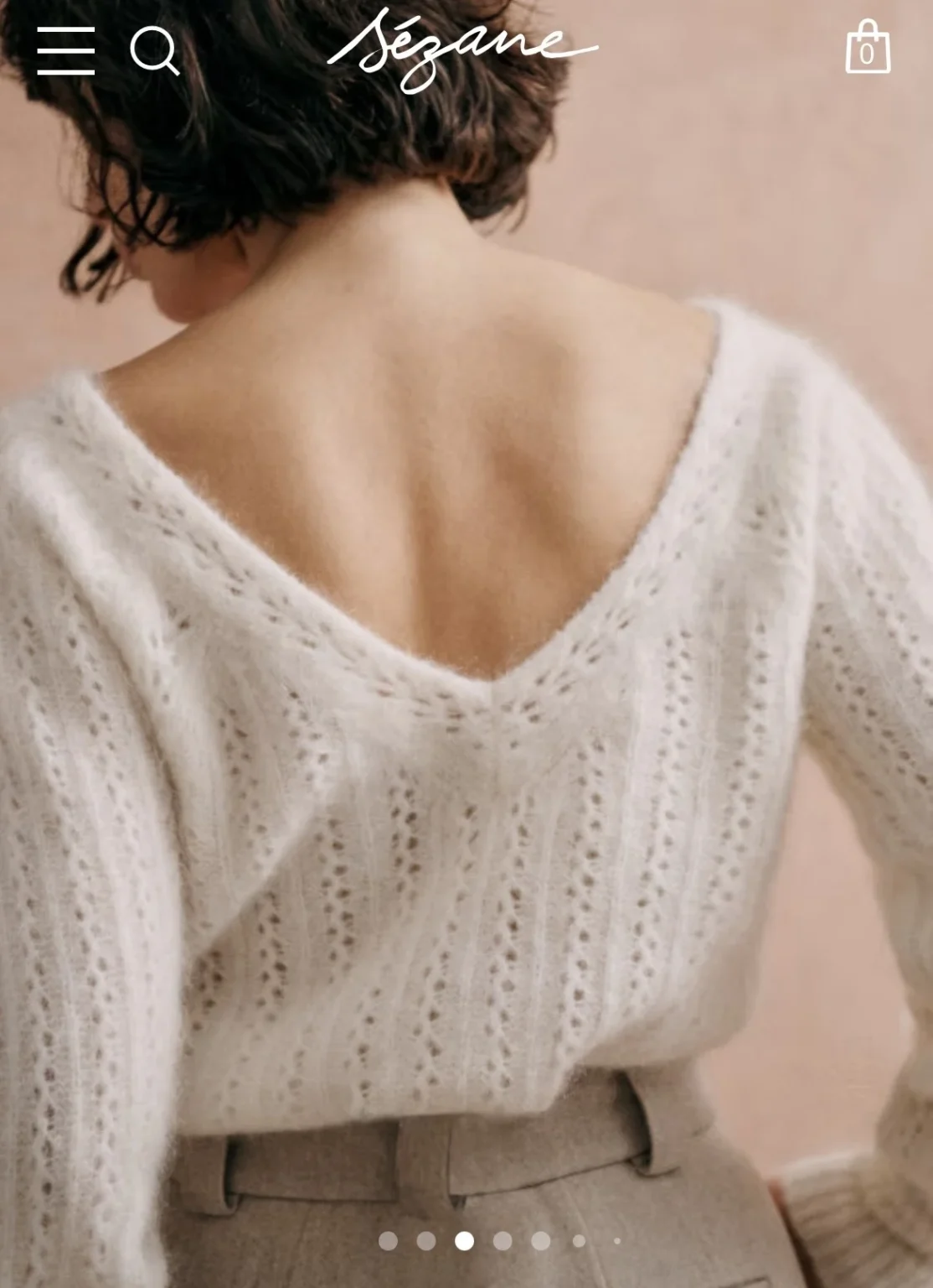 Image for Rosa Sézane creamy white jumper 🤍 size xs