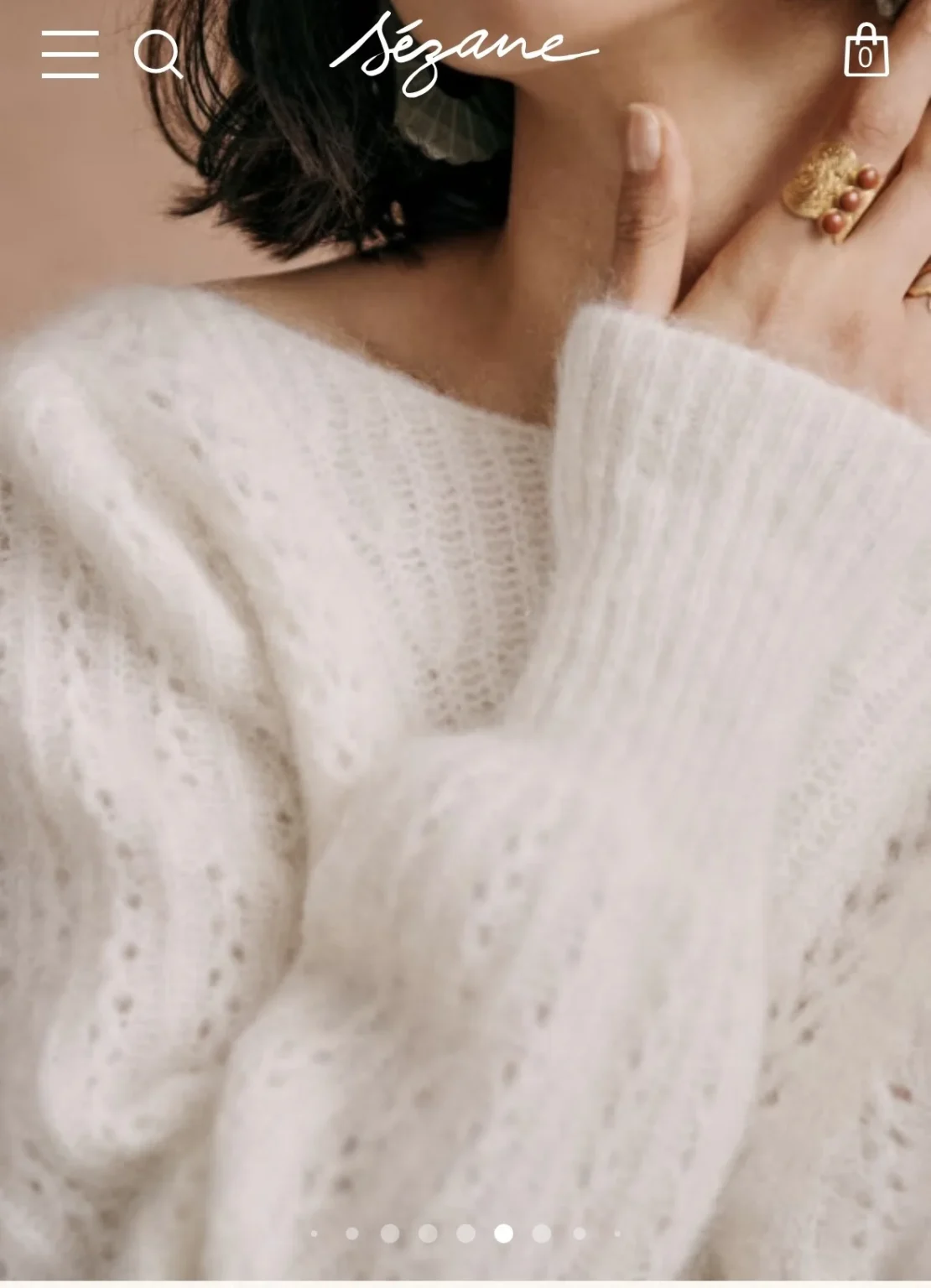 Image for Rosa Sézane creamy white jumper 🤍 size xs