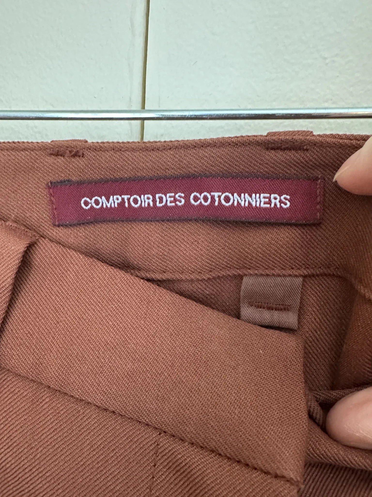 Image for Marguerite trousers in 100% wool - Comptoir des cotonniers size 34 (xs)