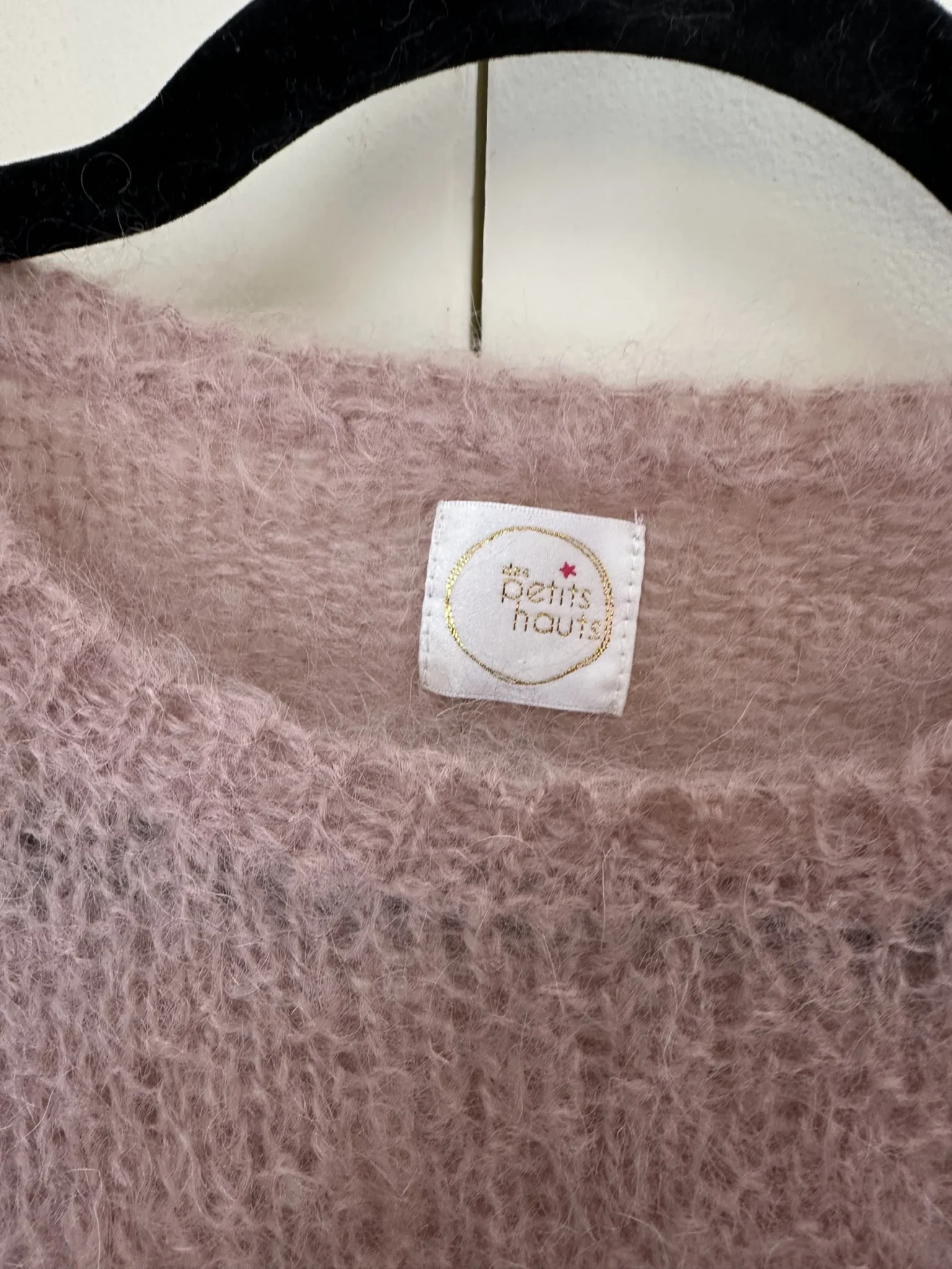 Image for Colinette pink mohair jumper - Des petits hauts size 0 (xs)