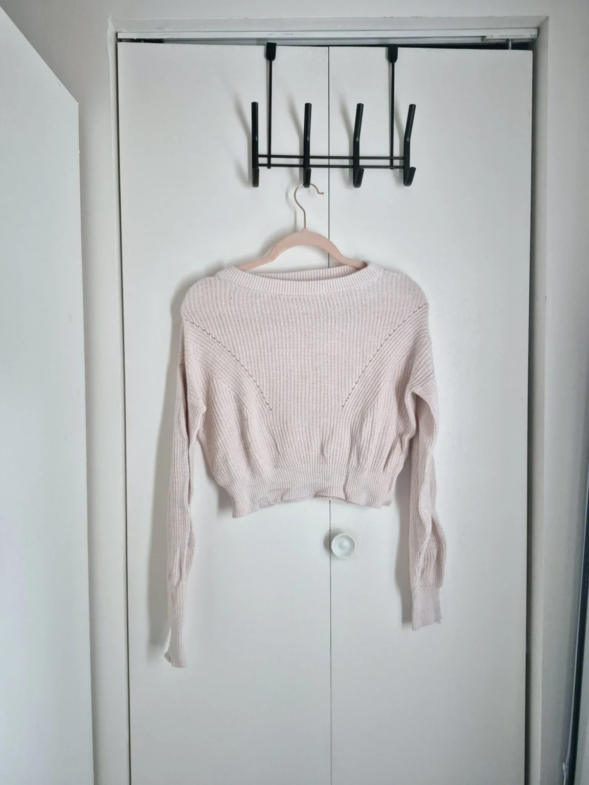 Featured image for Pull Garage rose pâle XS