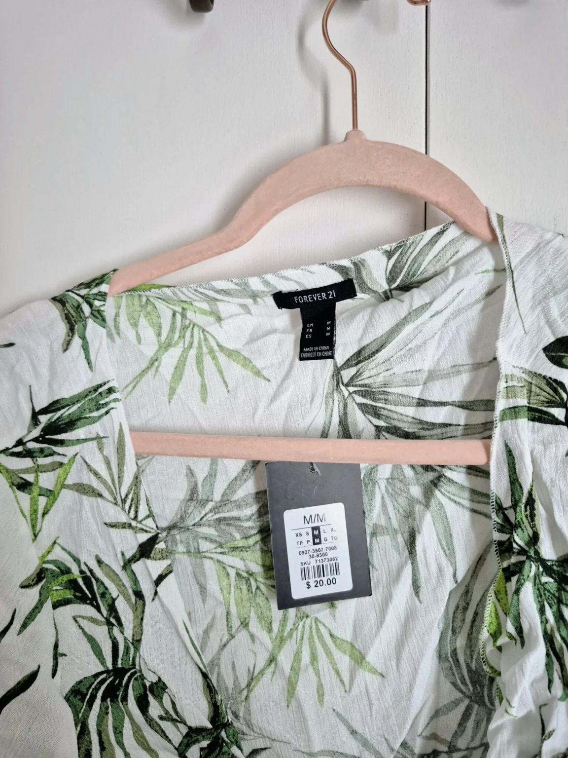 Image for Blouse tropical medium neuf
