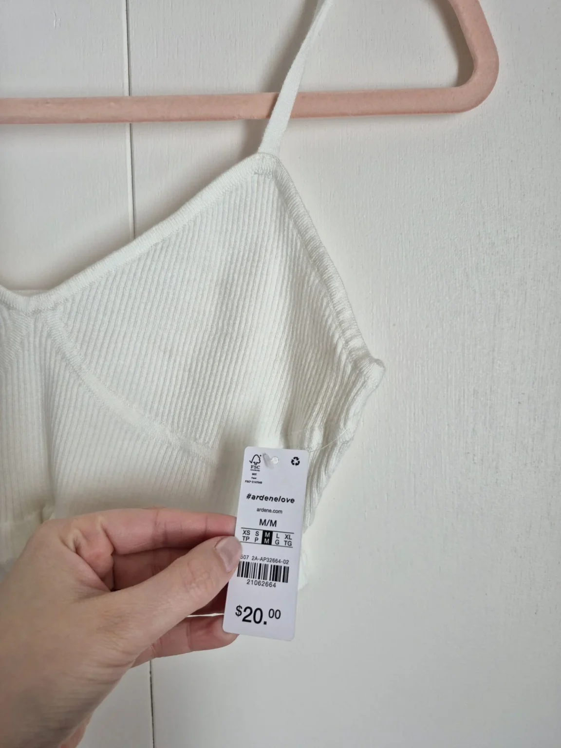 Image for Camisole blanche medium