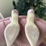 Thumbnail for Lilac suede Aldo heels size 6.5