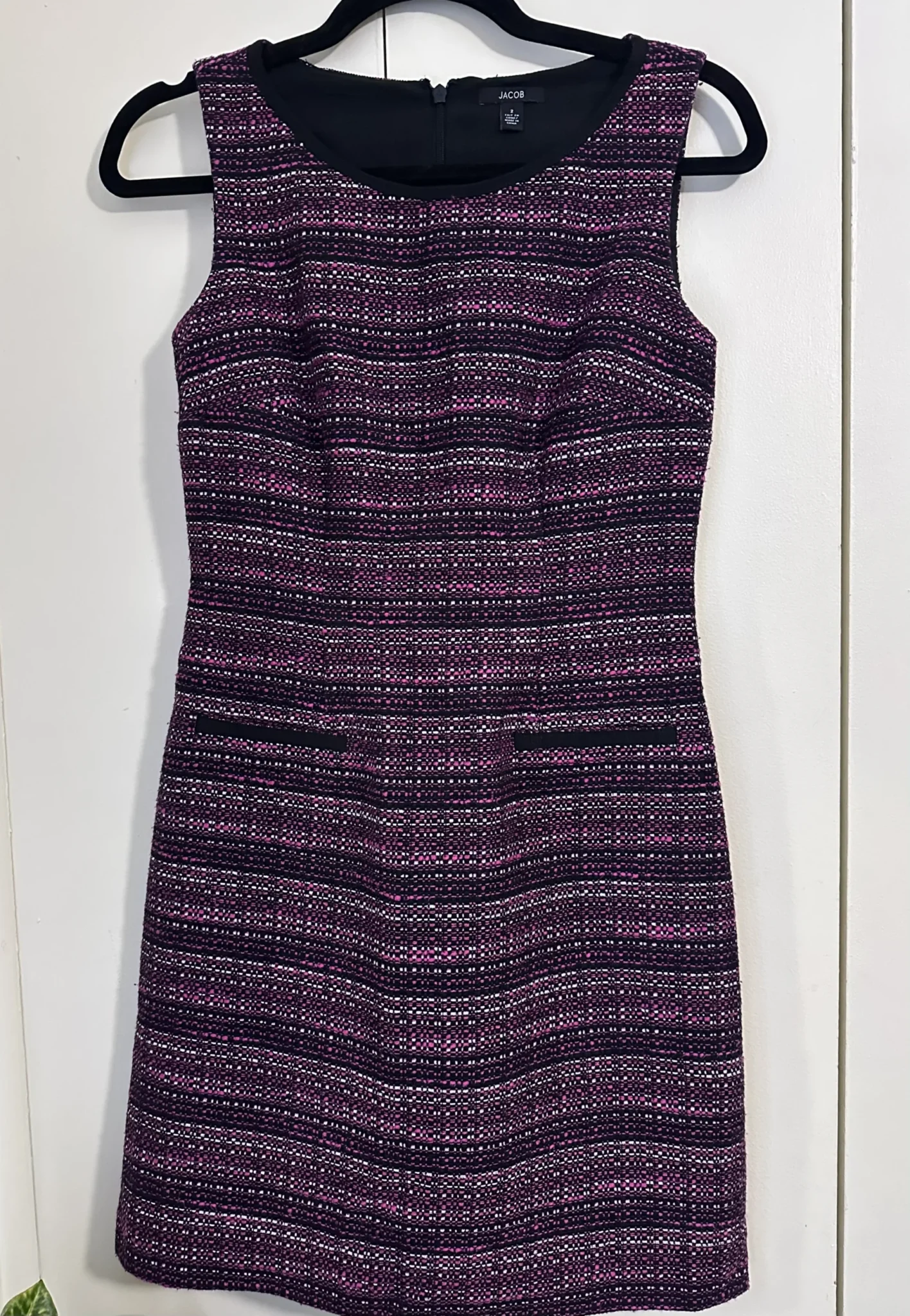 Featured image for Pink and black tweed dress - Jacobs size xs