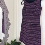 Thumbnail for Pink and black tweed dress - Jacobs size xs