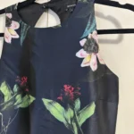 Thumbnail for Silky black floral dress 🖤 - RW&CO size 0 (xs)