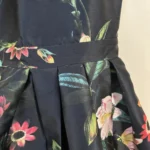 Thumbnail for Silky black floral dress 🖤 - RW&CO size 0 (xs)