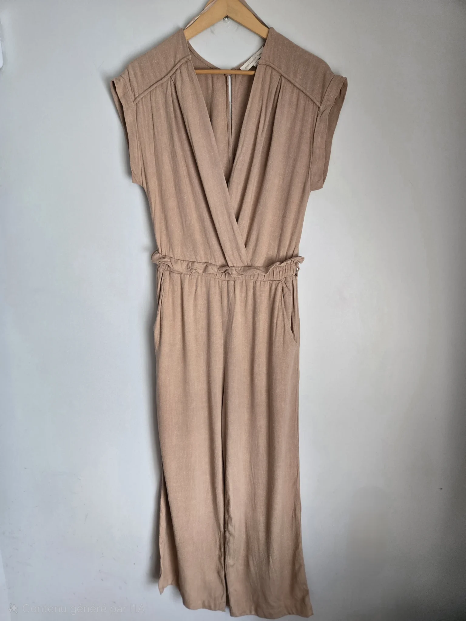 Featured image for Monteau beige jumpsuit