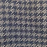 Thumbnail for Complet 3 pièces Alain Dupetit – Motif Pied-de-poule Bleu Royal & Ardoise (État Neuf)