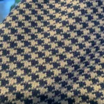 Thumbnail for Alain Dupetit Double Breasted Suit - Houndstooth Navy & Tan - 54R / 48W