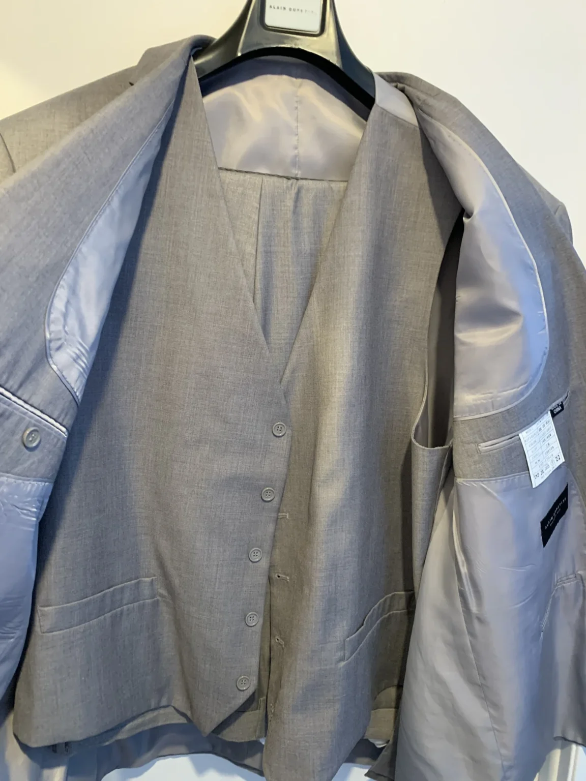 Image for Alain Dupetit Summer 3-piece suit - Light Grey - 54R / 48W
