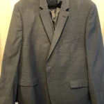Featured thumbnail for Marc New York Jacket - Blue and Black Plaid Pattern - Size 52R