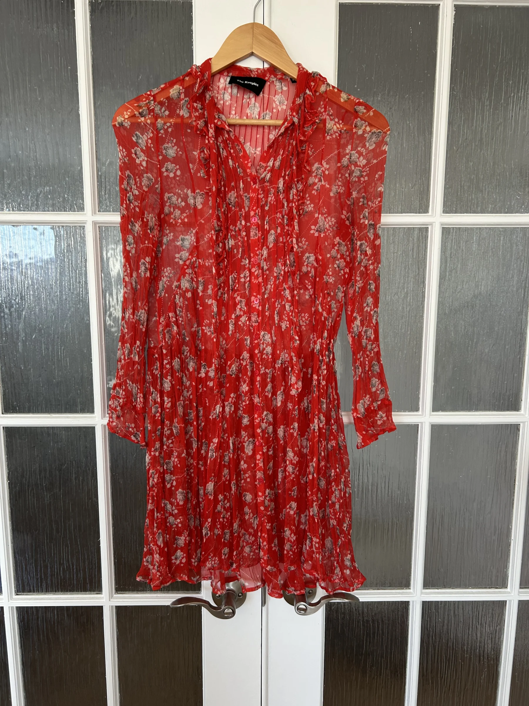 ⬇️ Robe fleurie en soie The Kooples seconde main