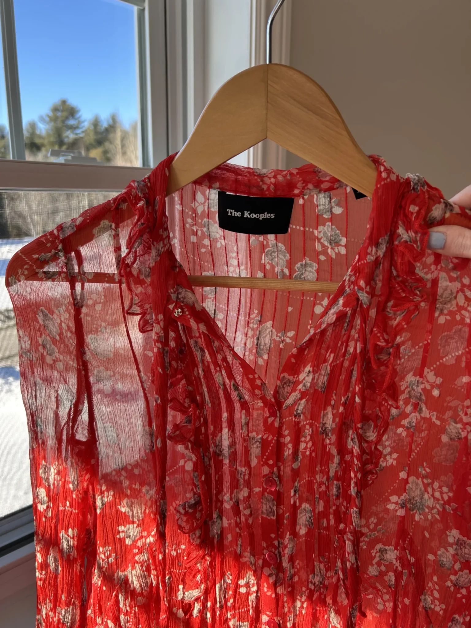 Image for Robe fleurie en soie