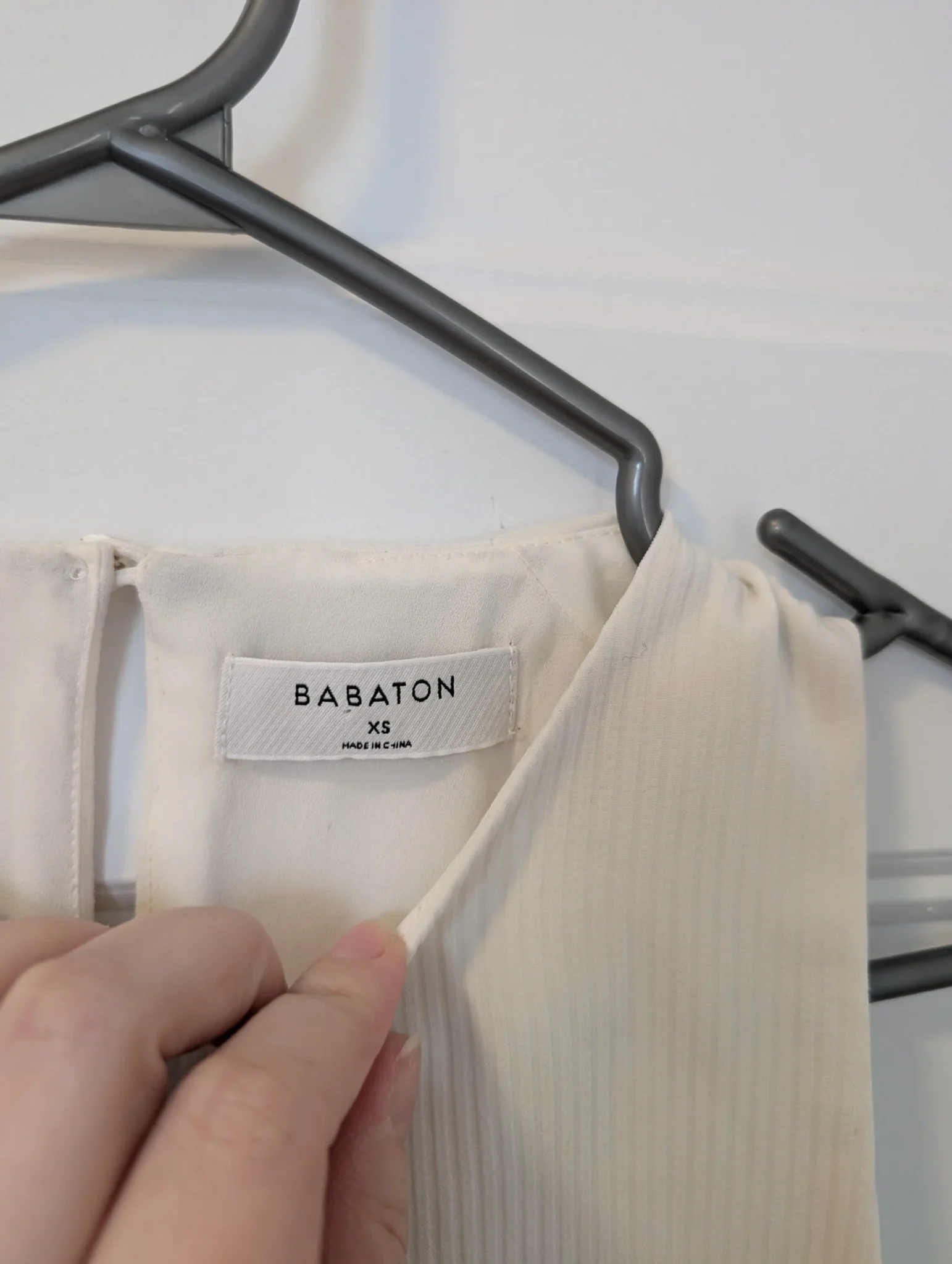 Image for Babaton/Blouse Blanche Sz XS