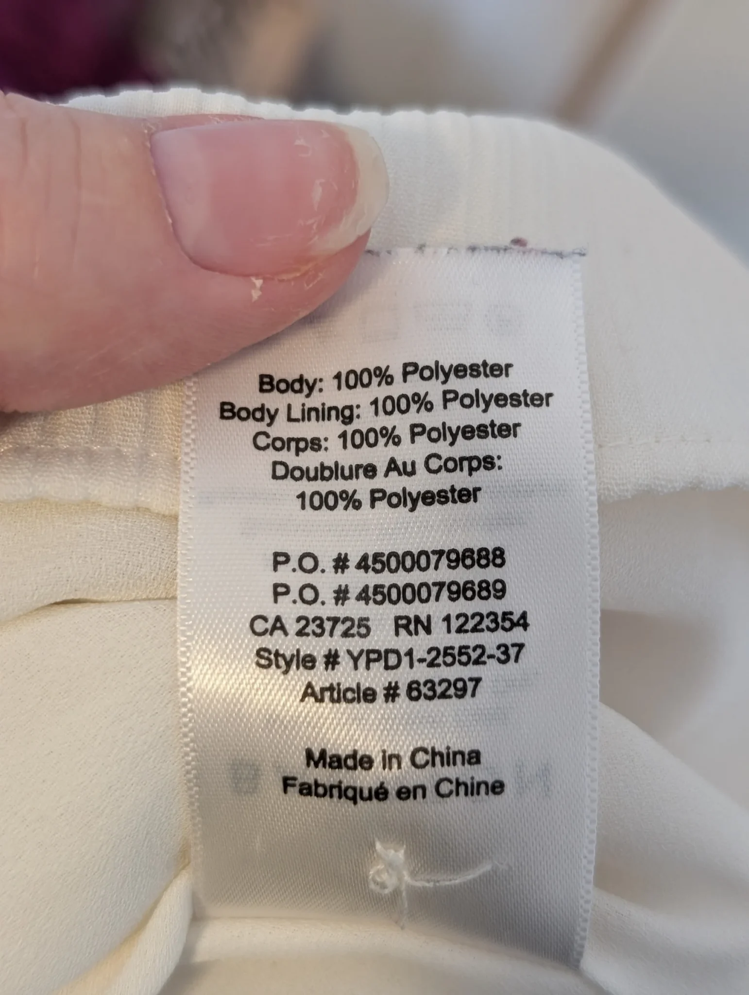 Image for Babaton/Blouse Blanche Sz XS