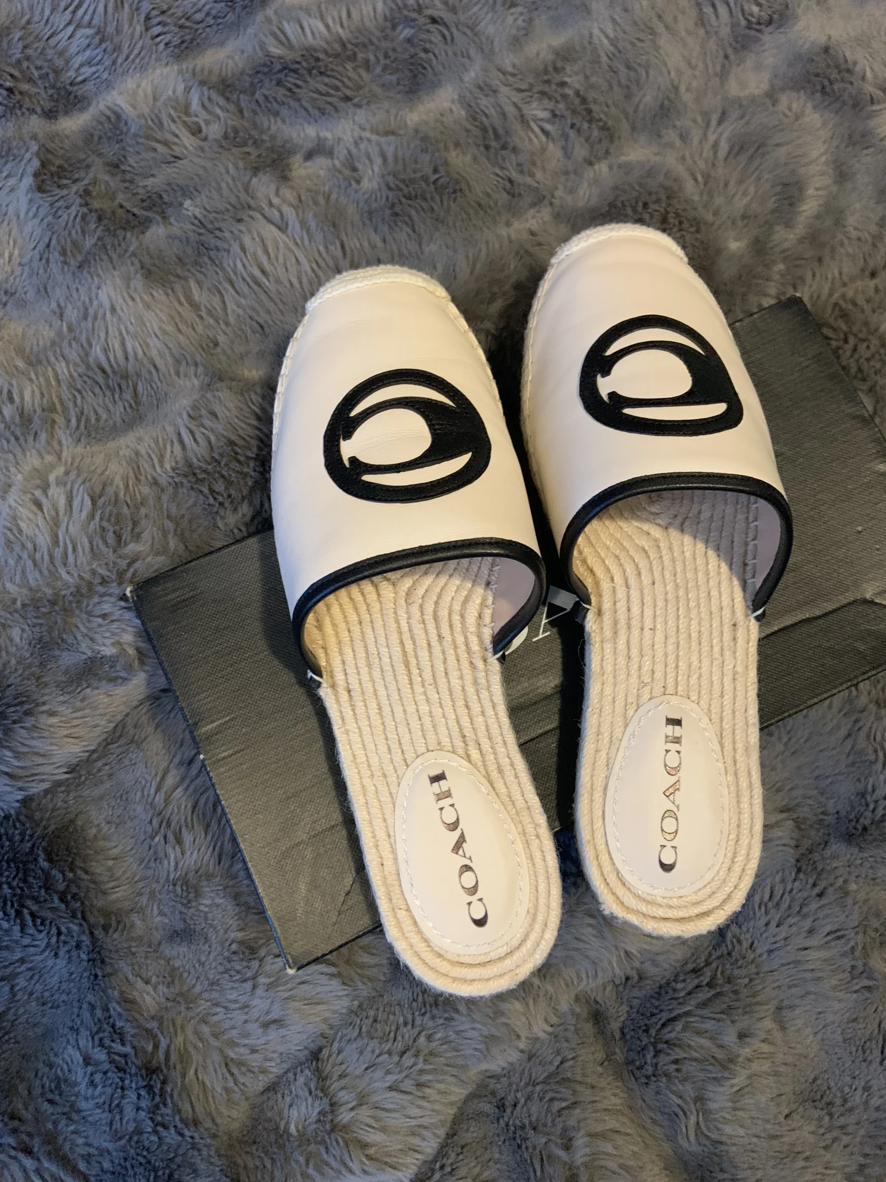 Espadrilles mules Coach seconde main