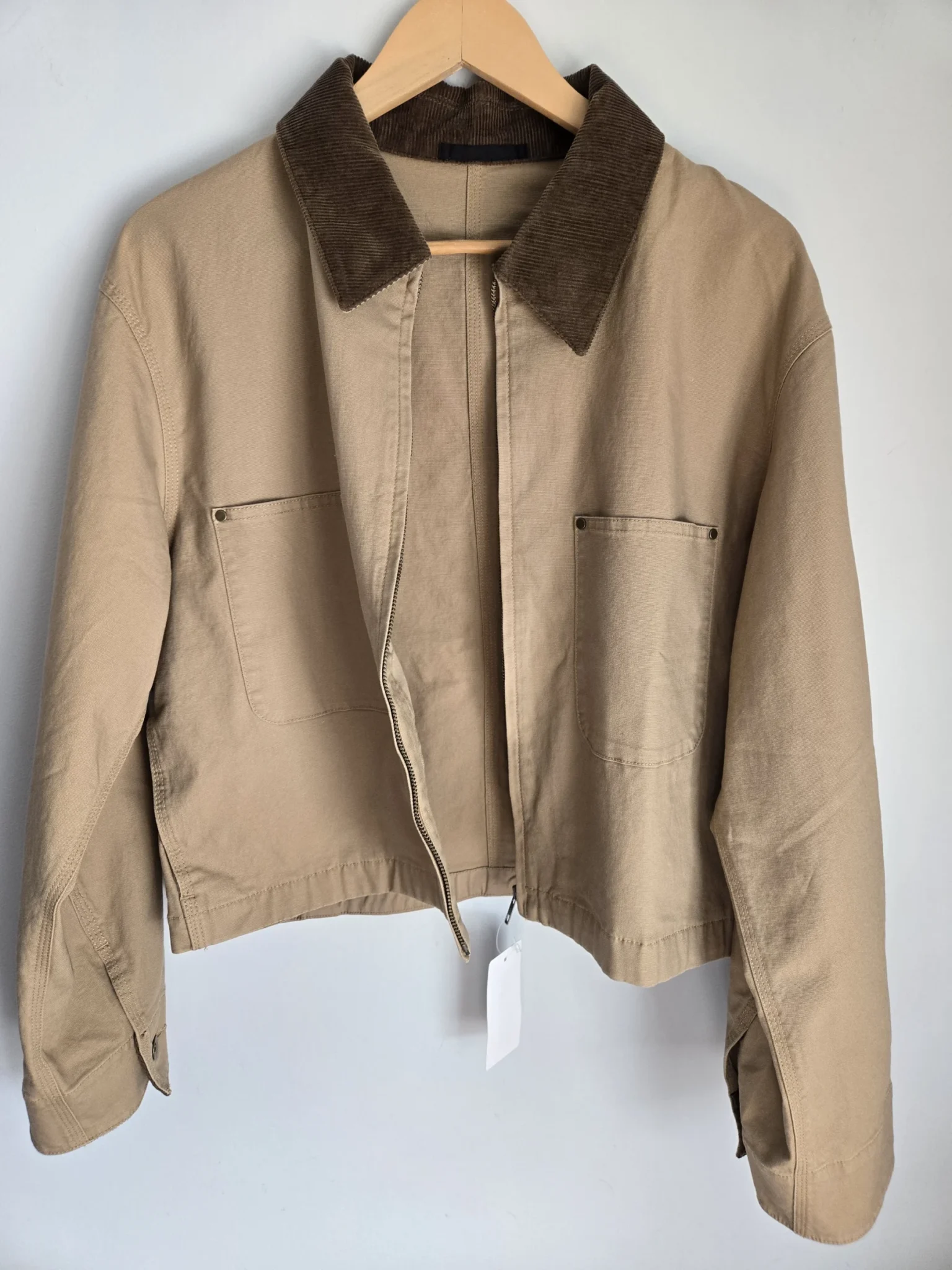 Image for New - Uniqlo short zip jacket