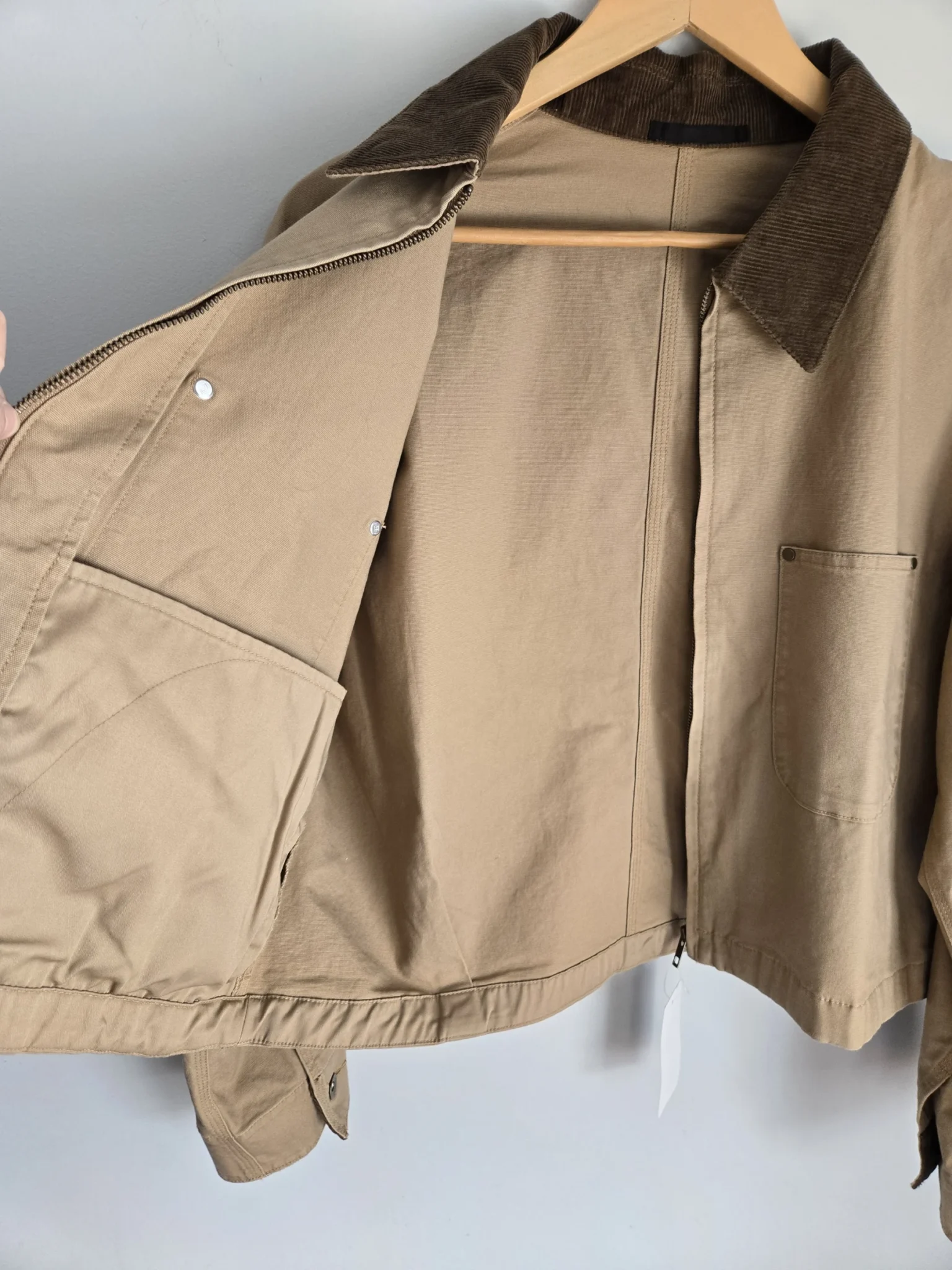 Image for New - Uniqlo short zip jacket