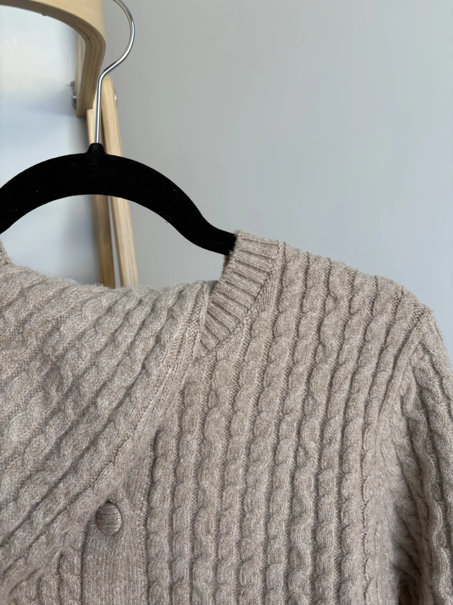 Image for Wool button jumper