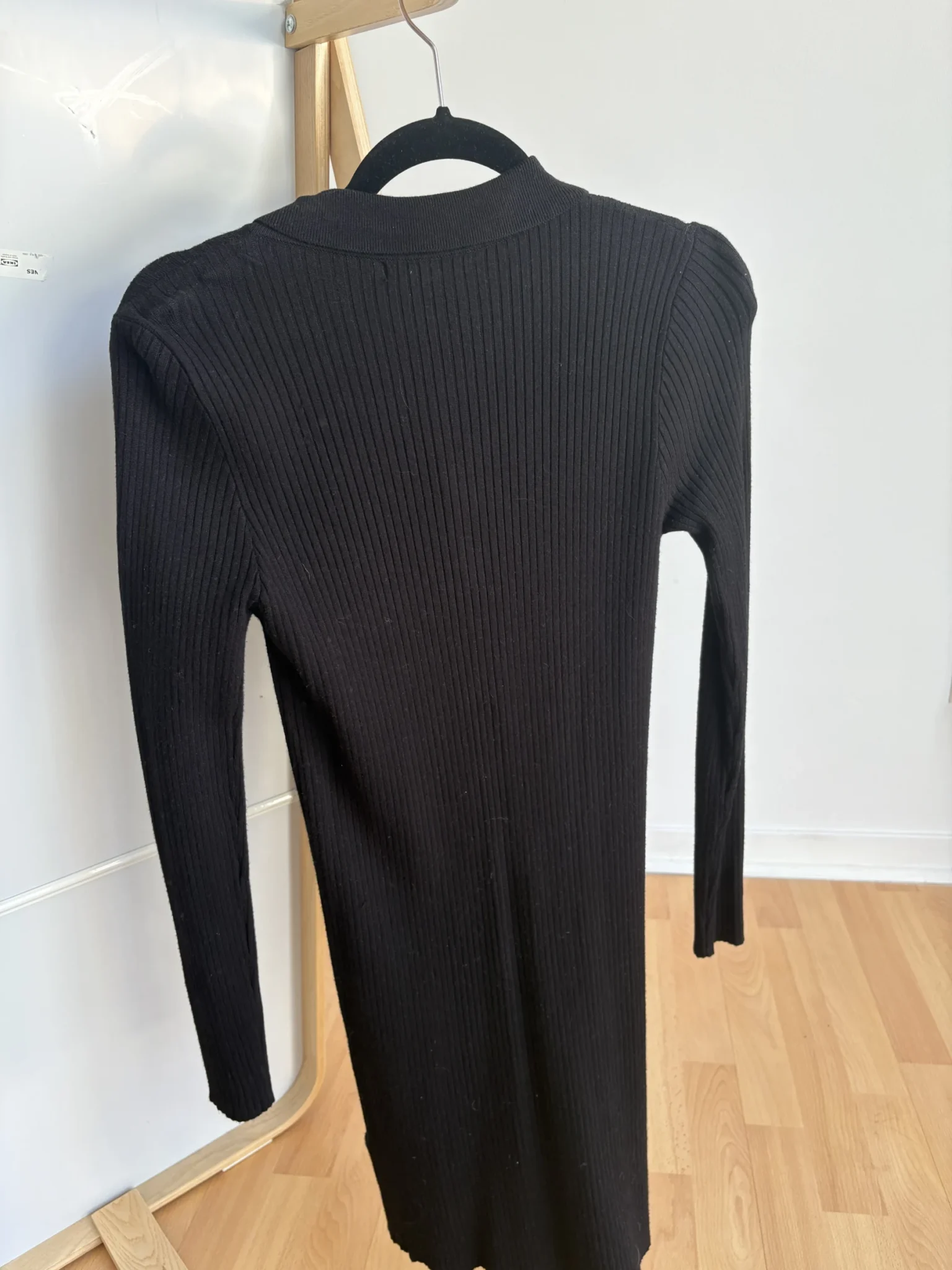 Image for Black button-down sweater-dress