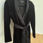 Thumbnail for Romper shorts jacket style in velvet