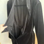 Thumbnail for Romper shorts jacket style in velvet