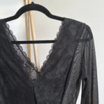 Thumbnail for Mesh and lace bodysuit