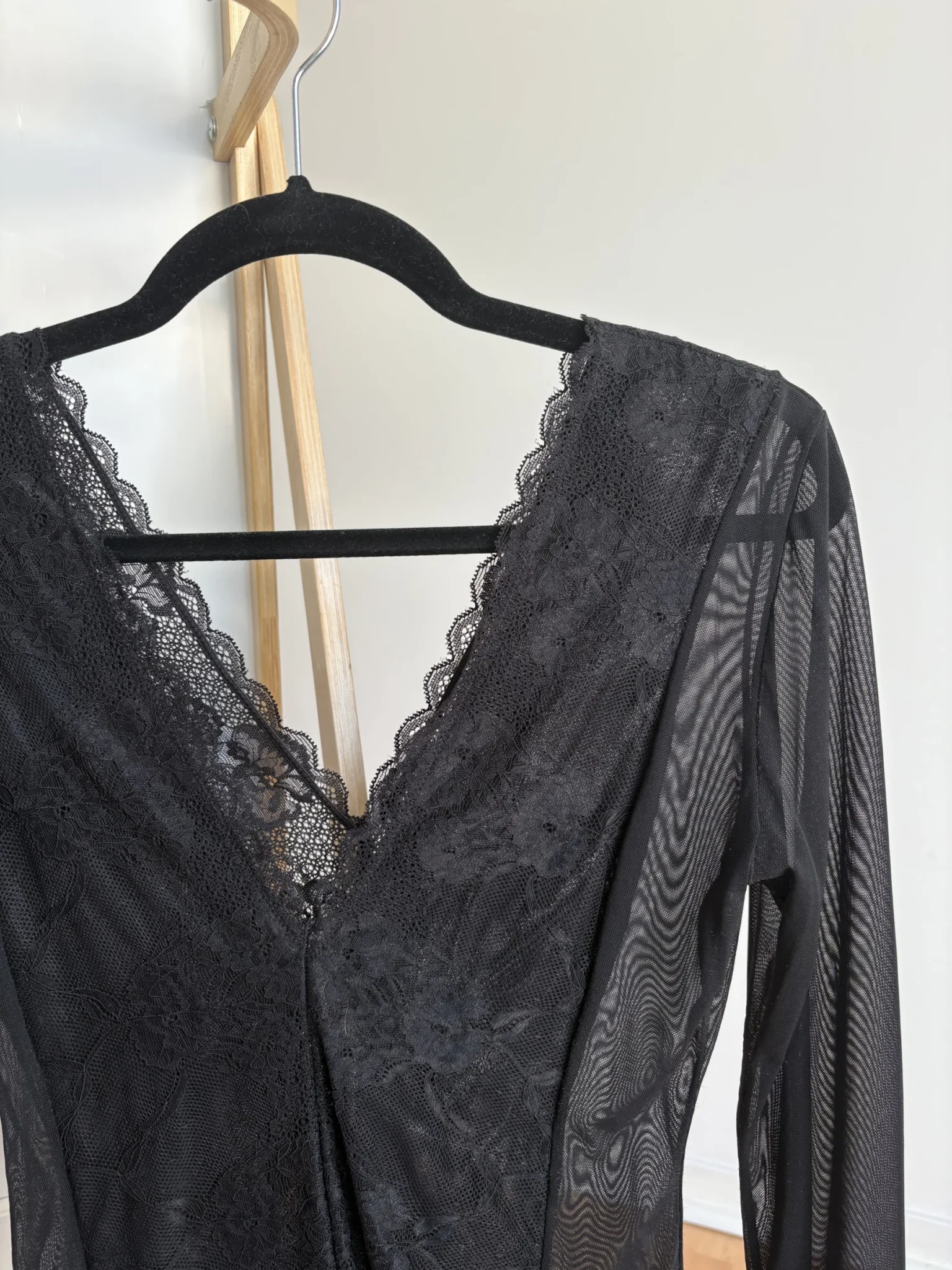 Image for Mesh and lace bodysuit