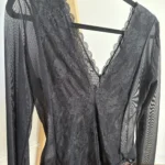 Thumbnail for Mesh and lace bodysuit
