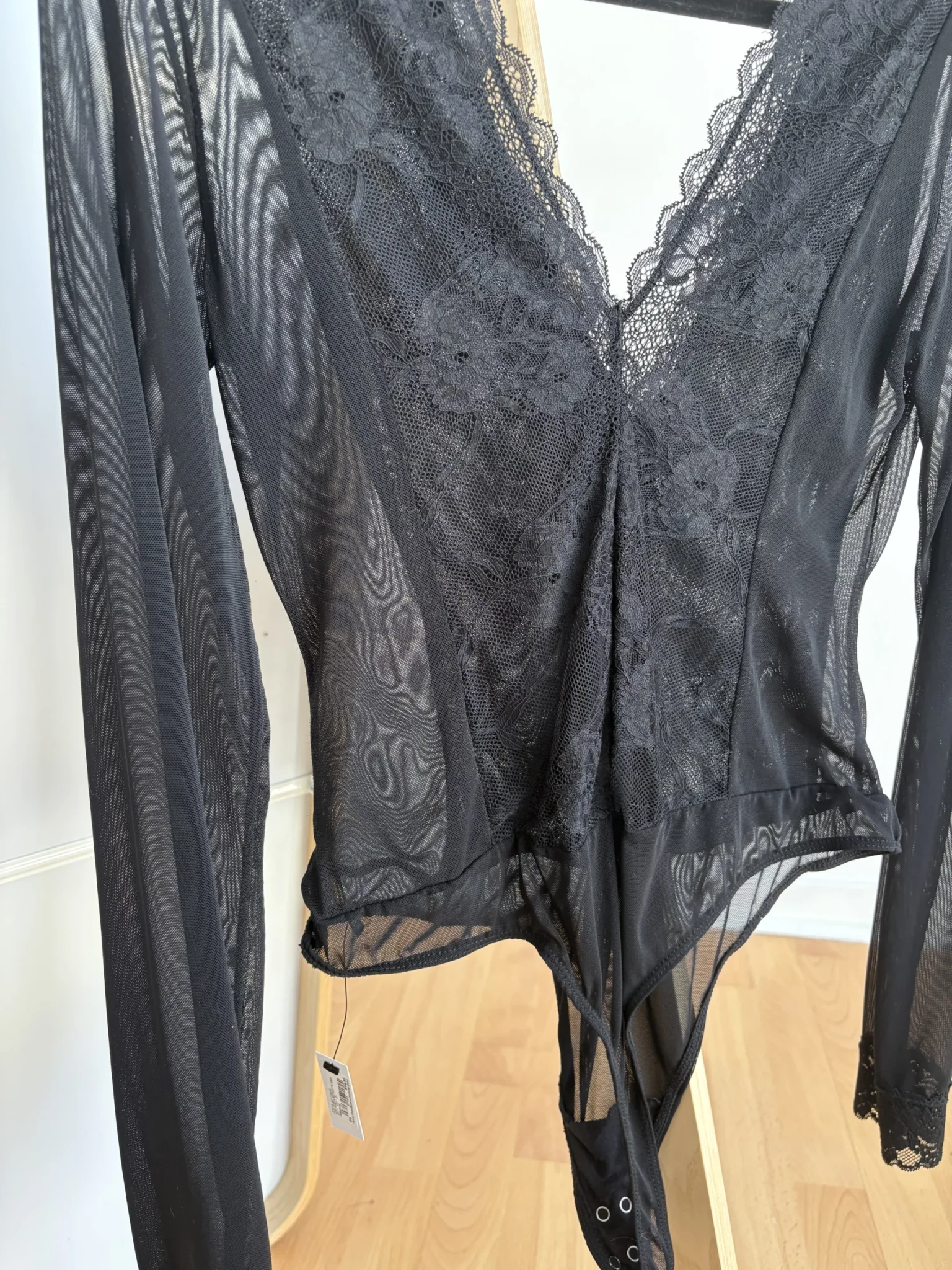 Image for Mesh and lace bodysuit