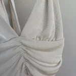 Featured thumbnail for Chic beige glitter top