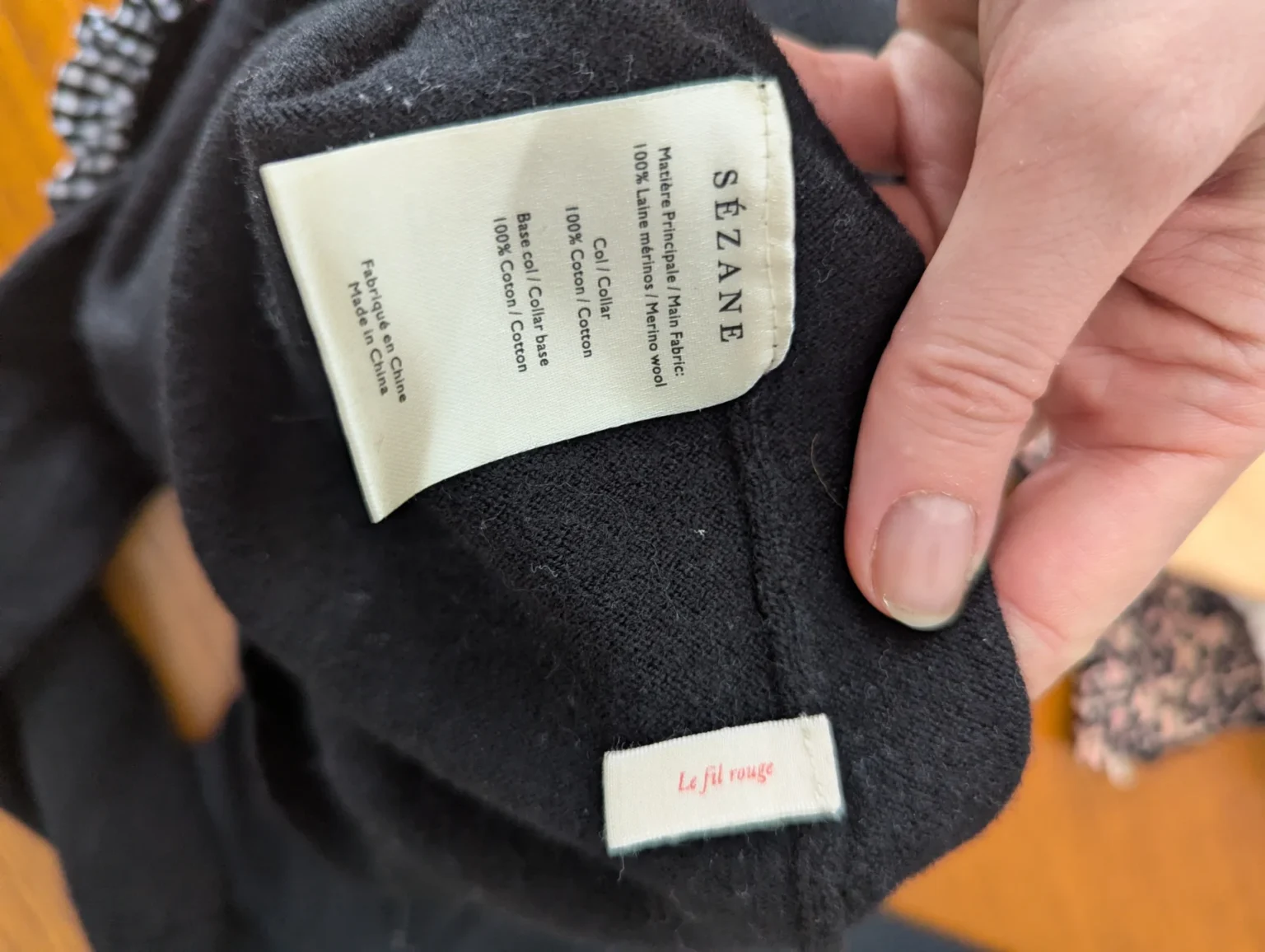 Image for Sézane Eduardo merino jumper